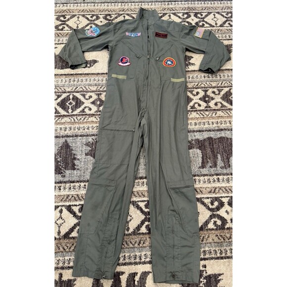 Leg Avenue Costume medium M/L Top gun Maverick jumpsuit Halloween Mens Women - Picture 2 of 3